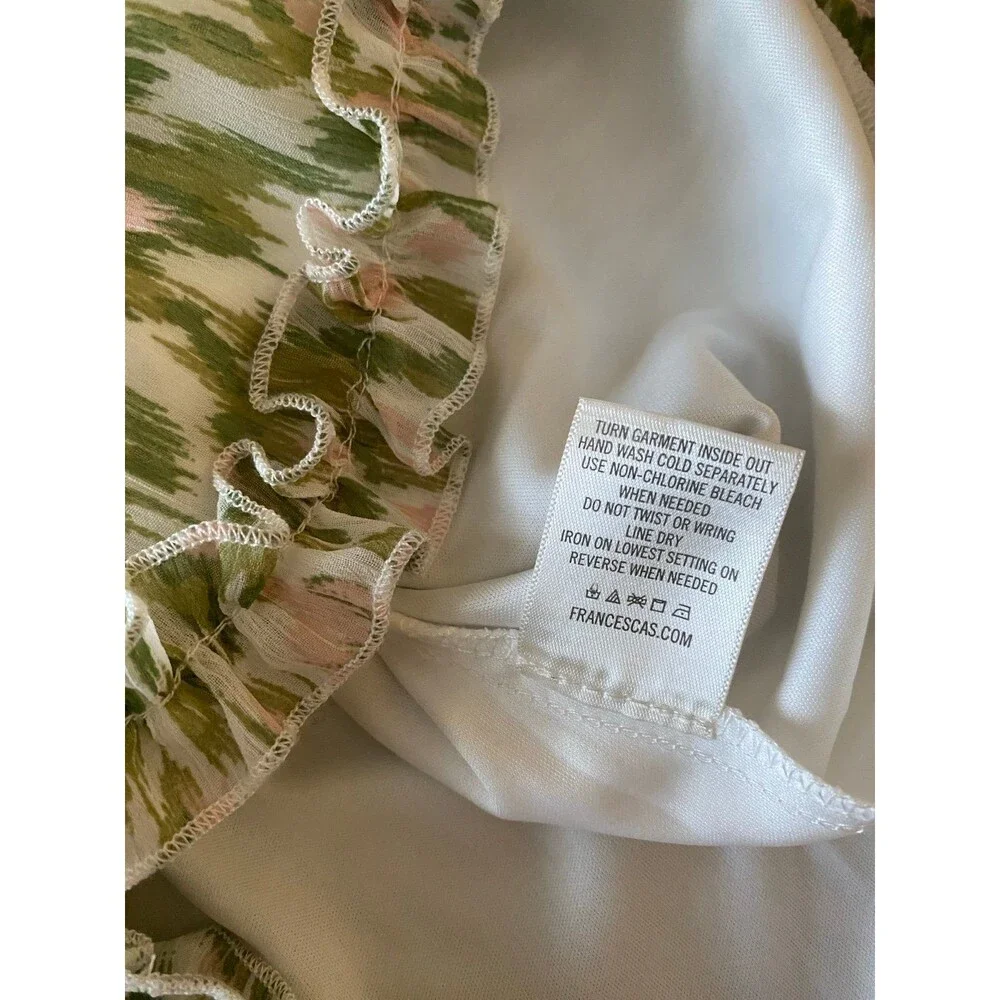 Francesca’s Mi Ami Katrina Ruffle Romper Size XS NWT